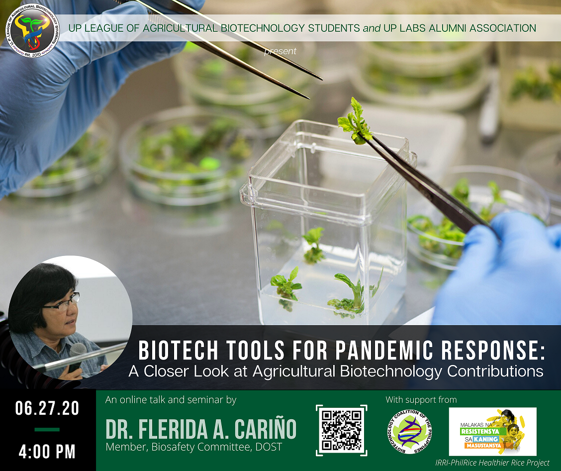 BIOTECH TOOLS FOR PANDEMIC RESPONSE A Closer Look at Agricultural